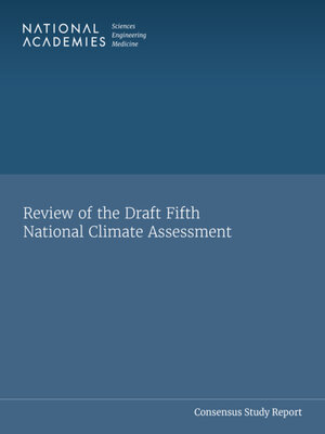 cover image of Review of the Draft Fifth National Climate Assessment